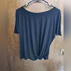 Maurices Black Short Sleeve Tee Top